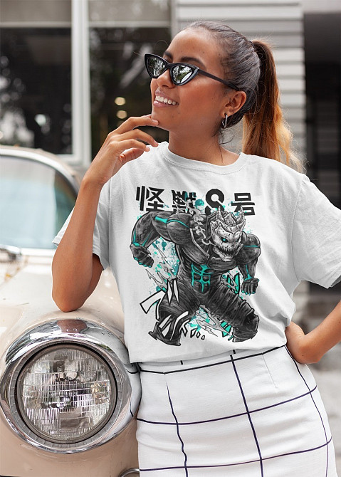 Футболка мужская аниме Каиджу Но Аниме Манга оверсайз (S/M/L) Черний AnimeJ0020 Днепр - изображение 2