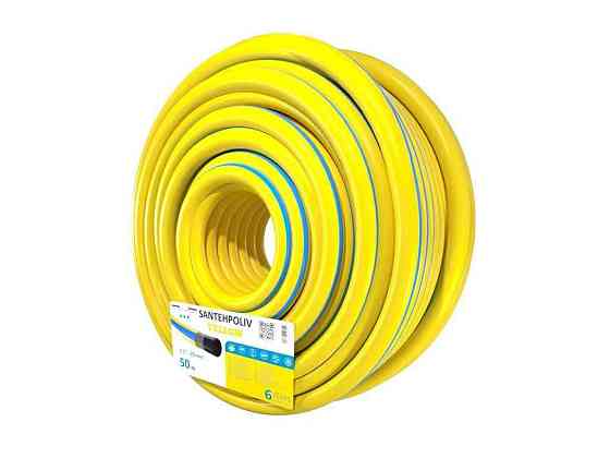 Шланг для поливу 1 50м YELLOW (бухта) ПВХ ТМ SANTEHPOLIV Київ