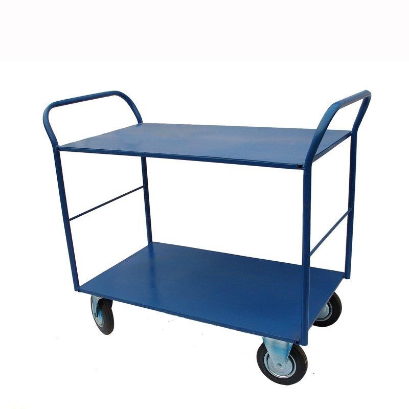 Ручная грузовая тележка ТЦГ-250КНШ складская двухколесная, сплошная платформа, литая резина усиленная 250 мм Харьков - изображение 2