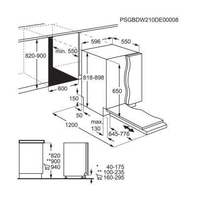Посудомоечная машина Electrolux EEA17200L Винница - изображение 4