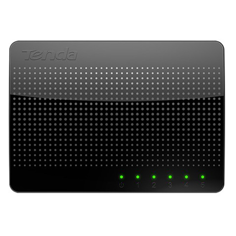 Коммутатор (свитч) Tenda SG105 (Черный, 5 LAN портов, 10/100/1000 Мбит/с) Николаев - изображение 4
