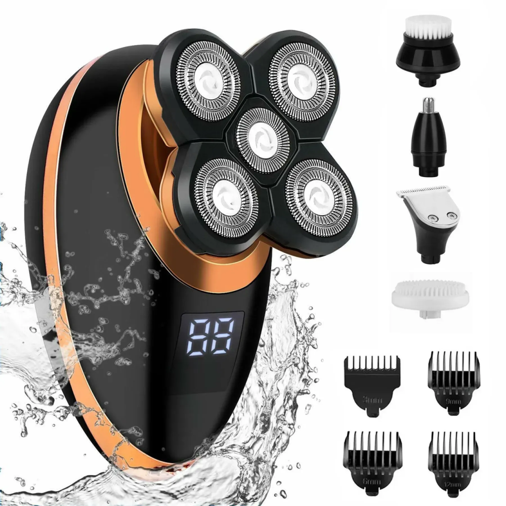 Электробритва аккумуляторная VGR V-316 LCD (5 в 1) триммер машинка для стрижки волос бороды Киев - изображение 10