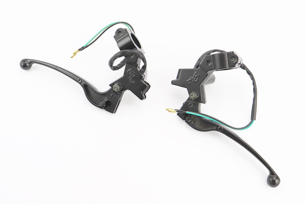 Важелі керма лівий, правий з кріпленням під дзеркало, к-кт 2шт (М8 права) GY6 125-150 Київ - фото 2