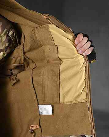 Демисезонна тактичесая куртка Soft Shell Windstoper мультикам ВТ6541 Київ