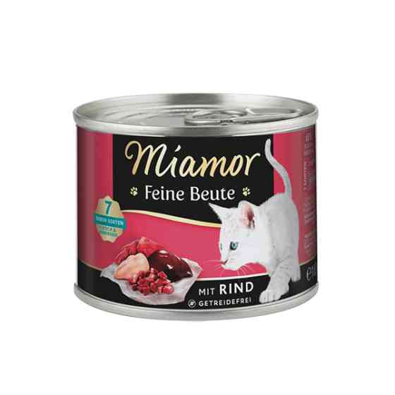 Miamor Feine Beute mit Rind МИАМОР ФАЙНЕ БАЙТЕ ГОВЯДИНА беззерновой полнорационный влажный корм для котов Киев