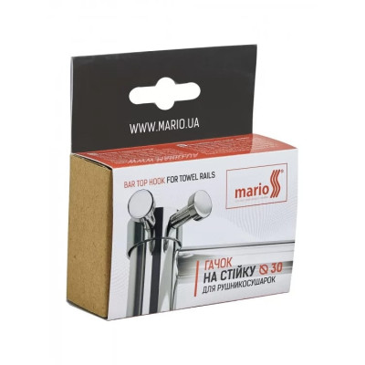 Сушарка для рушників MARIO Гачок на стійку, діаметр 30мм (3.0.0500.0.P) Вінниця - фото 4