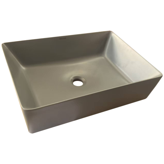 Раковина накладна Mixxus Premium QUADRO-0108 GRAY 550x390x145mm   ( MP6652 ) 30190 Харків