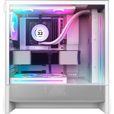 Корпус NZXT H5 Flow RGB Compact All White (CC-H52FW-R1) Вінниця - фото 11
