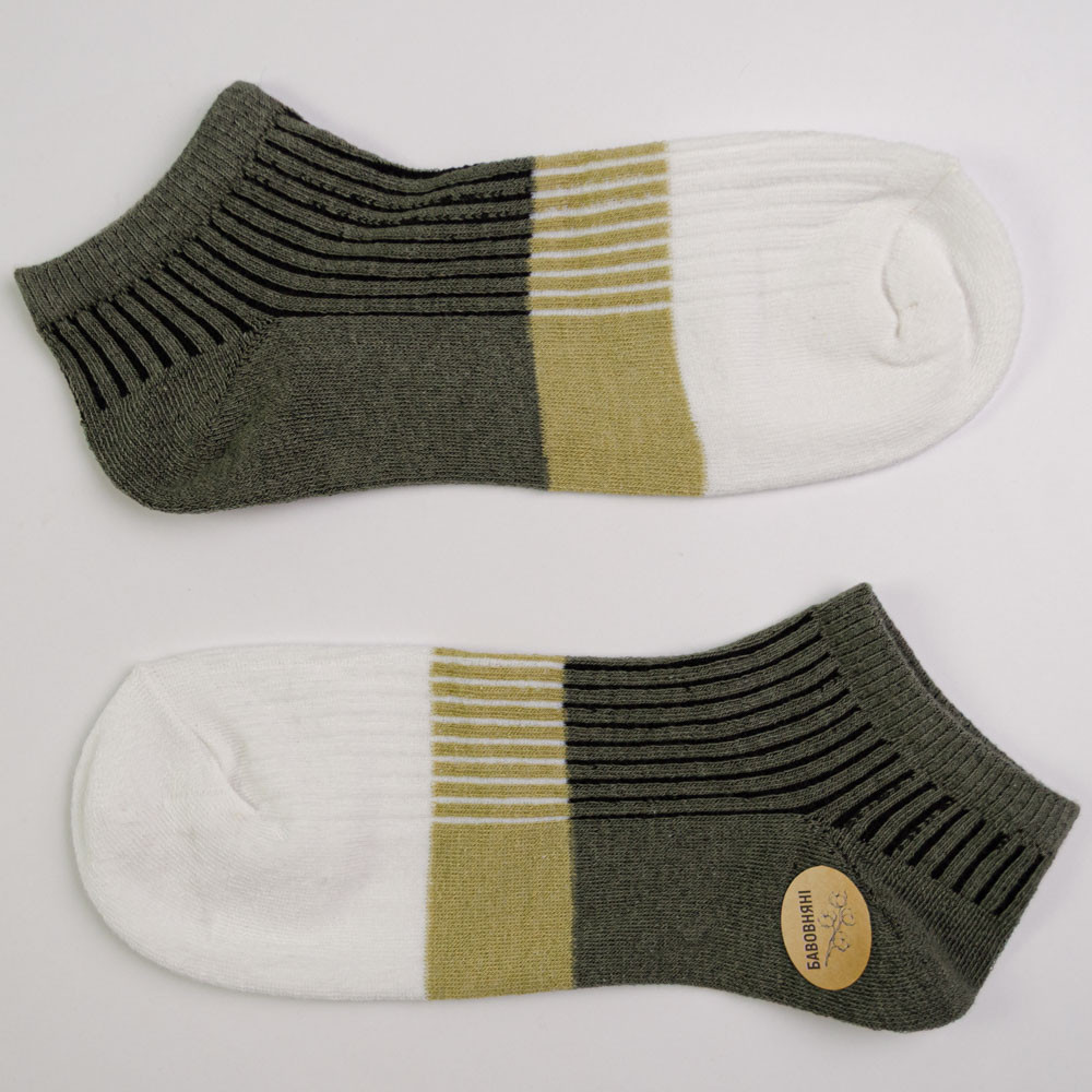 Набор носков мужских хлопковых 10 пар Youstar 055 Низкие 41-47 Различные цвета Сумы - изображение 11