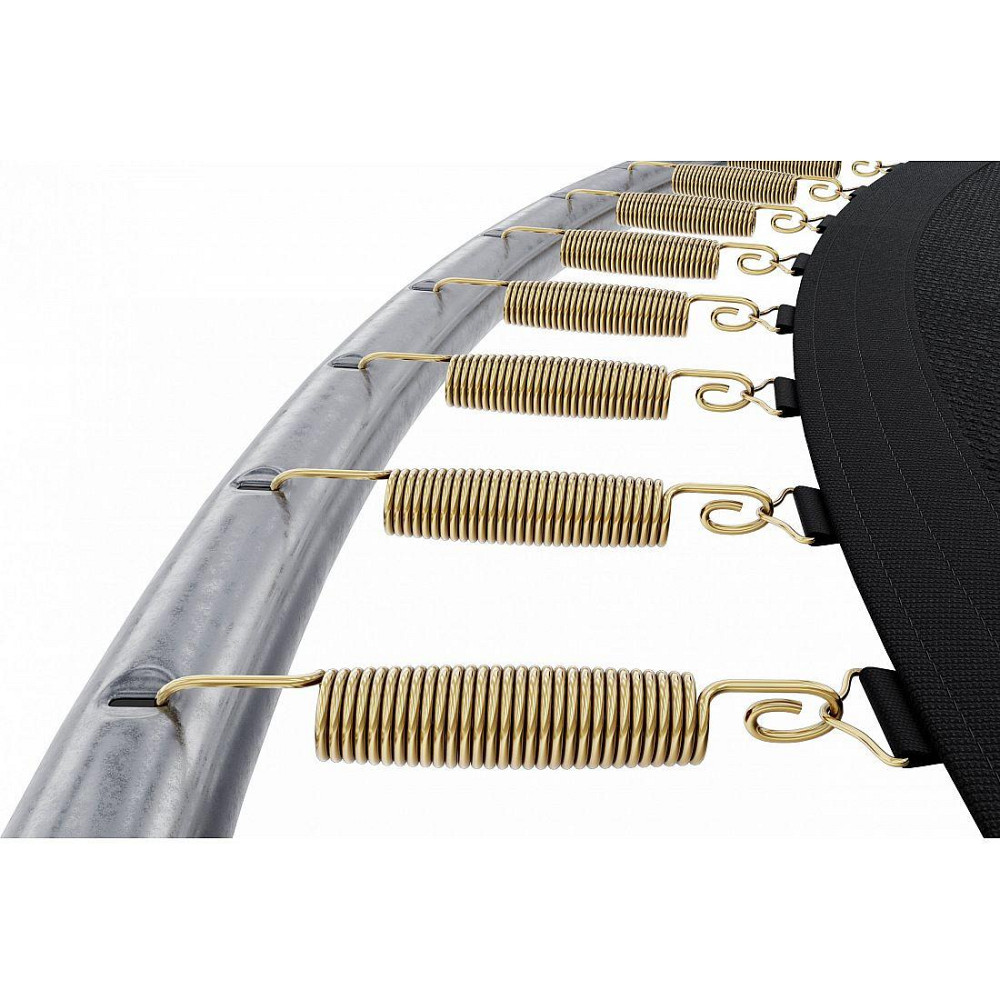 Батут Zipro Jump Pro с внутренней сеткой 10 футов 312 см черно-зеленый Киев - изображение 5