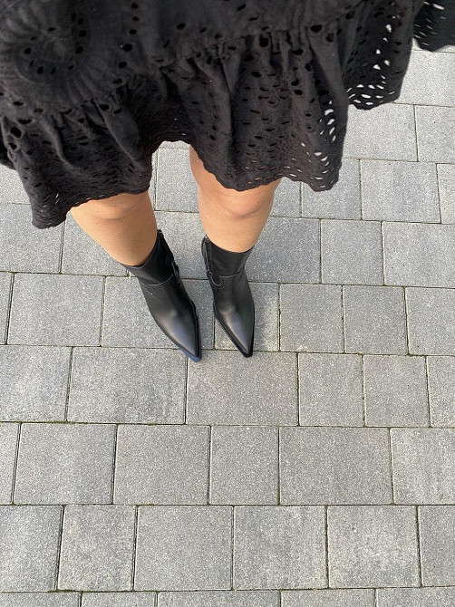 Nikos Черевики жіночі Niko`s 2478 чорні (весна-осінь, шкіра натуральна) (5644) 39 Коломия - фото 9