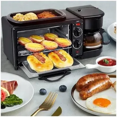 Піч електрична для сніданку 3 в 1 3600Вт BITEK BT-5308B піч, пательня, кавоварка Одеса - фото 1