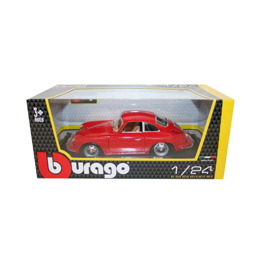 Автомодель - Porsche 356B (1961) (асорті слонова кістка, червоний, 1:24) Днепр - изображение 2