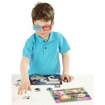 Набір для творчості Melissa&amp;Doug 3D пазли-розмальовки Сафарі / Океан (MD8823) Вінниця