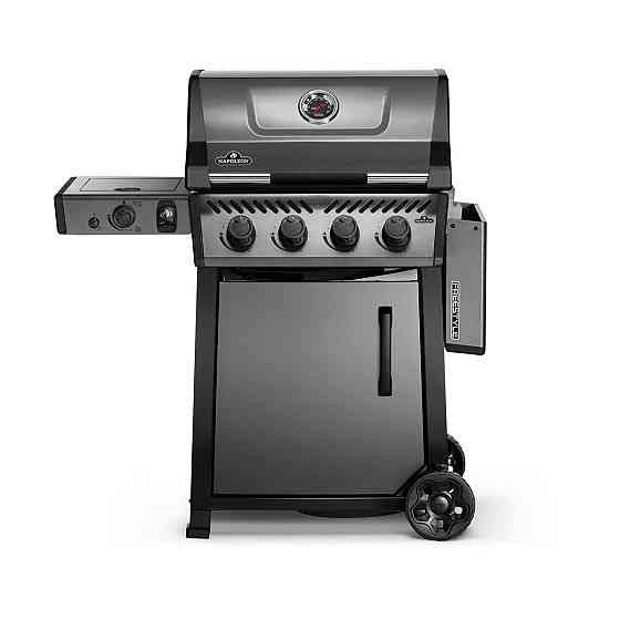 Газовый гриль Napoleon Freestyle 425 с боковой горелкой Sizzle Zone и дверцей, графитовый F425DSIBPGT-RC Код: 013122 Ровно