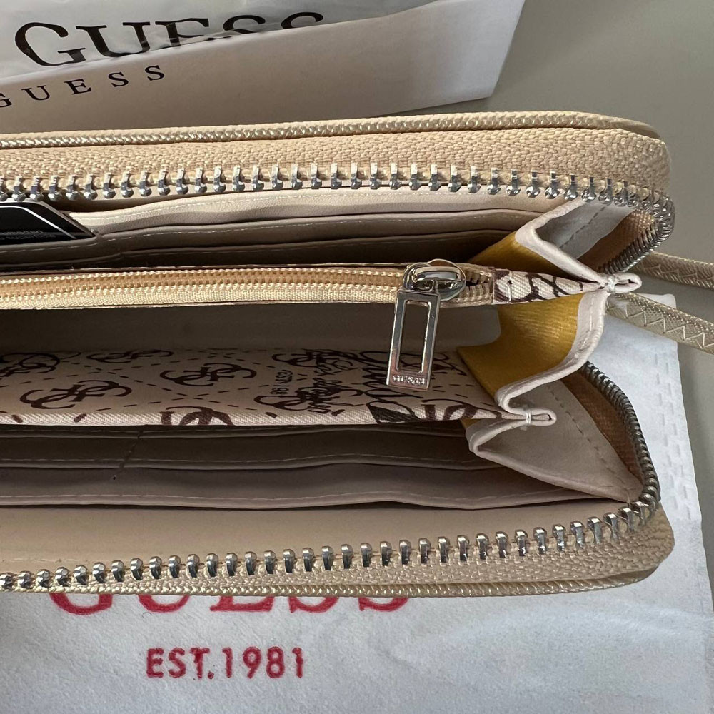 Женский золотистый кошелек Guess (1211) Киев - изображение 6