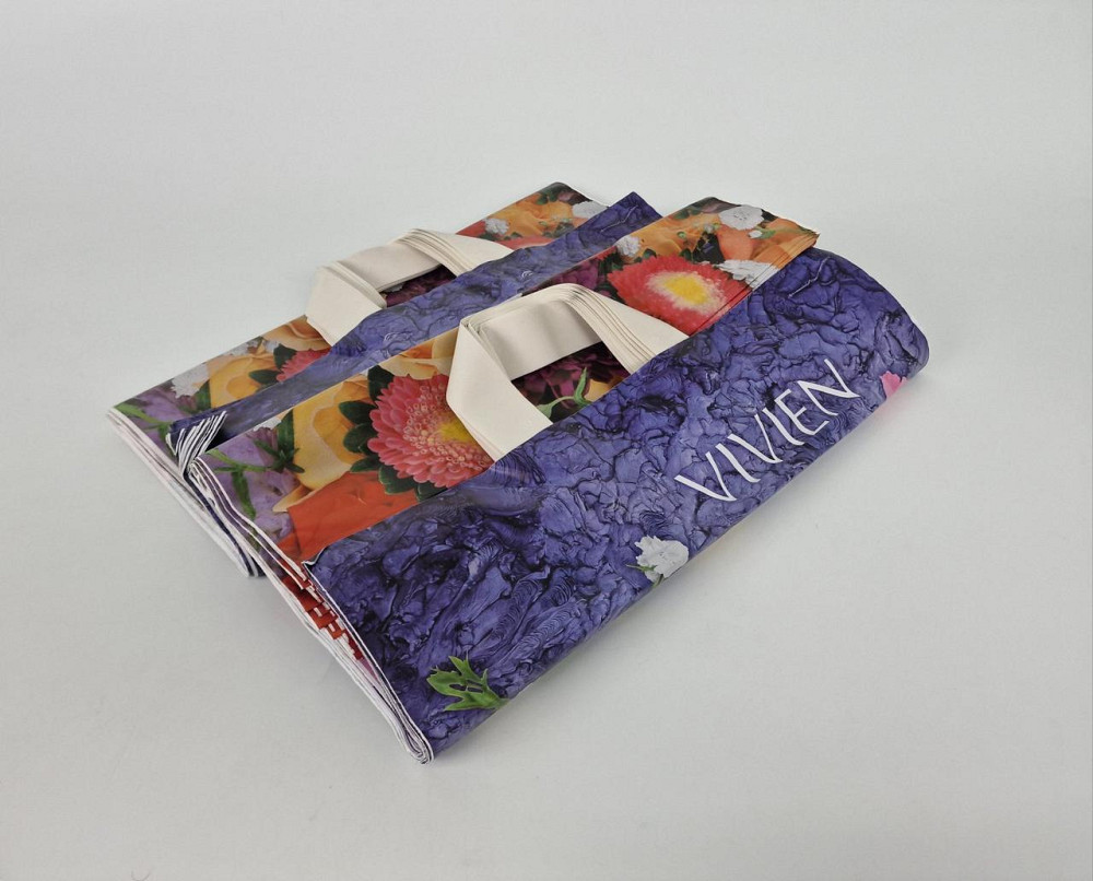 Пакет із петльовою ручкою, ср чорний "Вів'єн (38х42) ДПА (50 шт.) Харків - фото 2