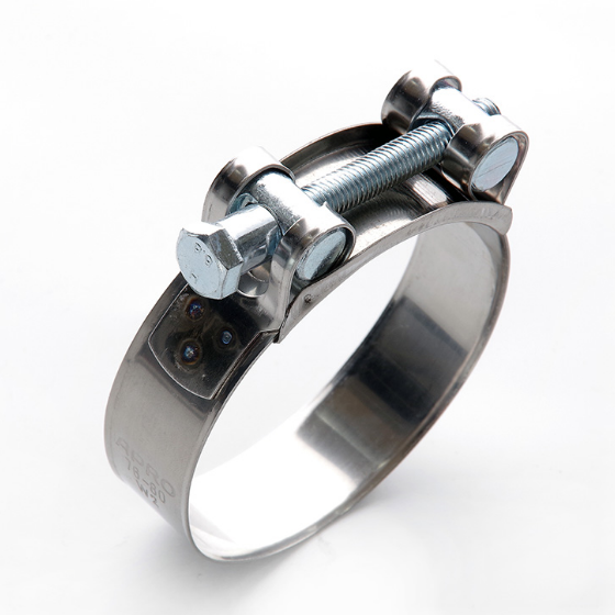 Хомут силовий 80-85мм нержавіюча сталь W2 APRO Житомир - фото 3