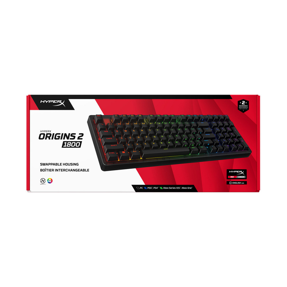 Клавіатура HyperX Origins 2 1800 HX Red USB Black (B4QS4AA) ( 22489 ) Харьков - изображение 8