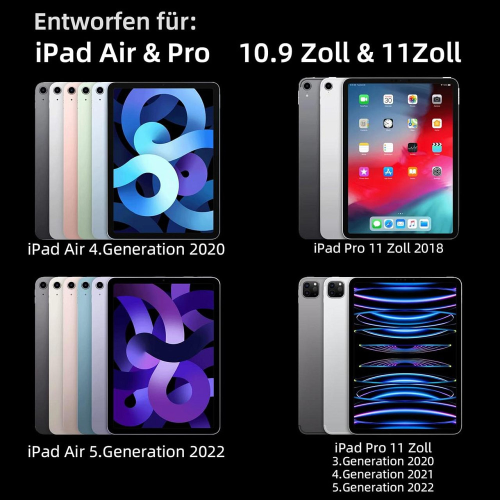 Захисна плівка Protescreen AG420HC Матова паперова прозора 2 шт сумісна з iPad Air 5/4 10.9 та iPad Pro 11 Антиблікова самоклеюча Київ - фото 8