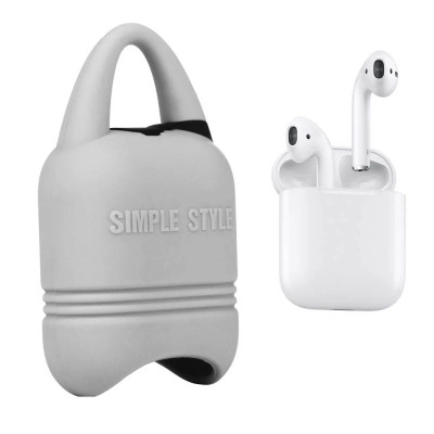 Чохол для навушників Kindon i-Smile для Apple AirPods IPH1430 Gray (702348) Вінниця - фото 2