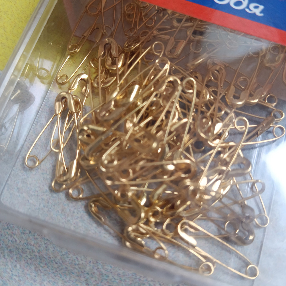 Шпильки англійські 100 шт в упаковці Київ - фото 3