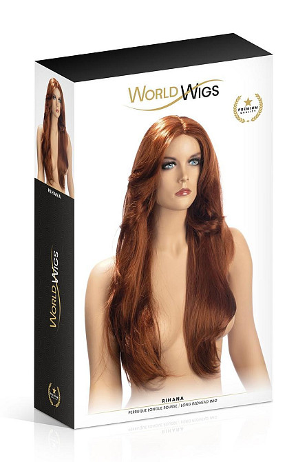 Перука World Wigs RIHANA LONG REDHEAD Sex Aura Київ - фото 2