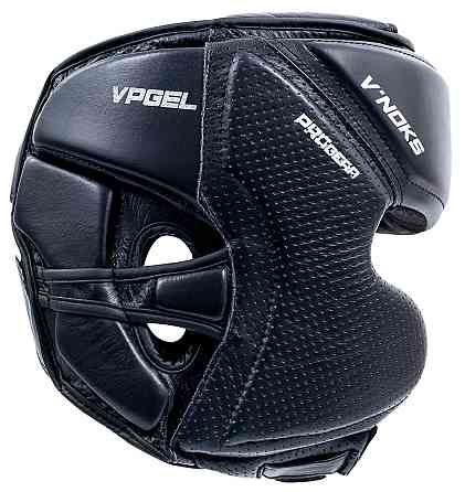 Боксерський шолом з натуральної шкіри V`Noks Futuro Tec чорний розмір S/M Київ