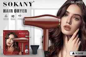 Фен для волосся Sokany SK-14012 950 Вт з 2 швидкостями, 2 температурними режимами та петлею для підв Одеса