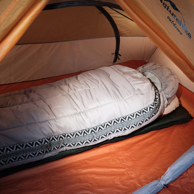 Спальник з капюшоном Naturehike L250 NH21MSD07, (9°C), лівий, сірий Київ - фото 8