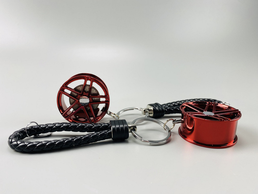 Брелок автомобільний диск колеса диск гальмівний + супорт, брелок на ключі для водія, брелок металевий на авто ключі Мукачево - фото 3