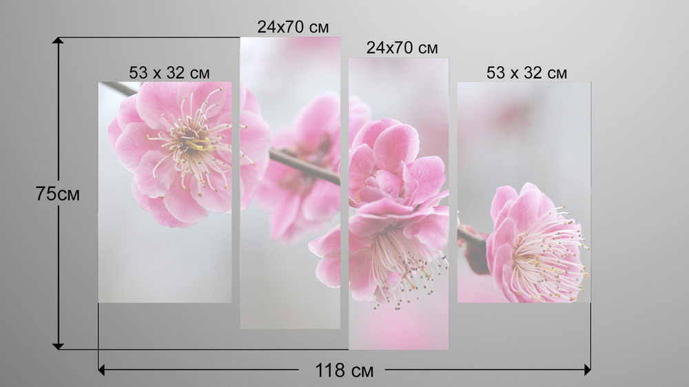 Модульная картина Весна Art-166_4 Киев - изображение 3