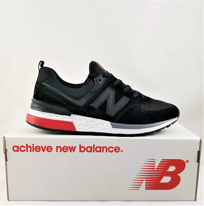 Мужские Кроссовки New Balnce 574 Черные Нью Баланс (размеры: 41,42,43,44,45) Днепр - изображение 9