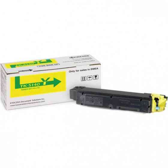 Тонер-картридж лазерный Kyocera TK-5140Y Киев