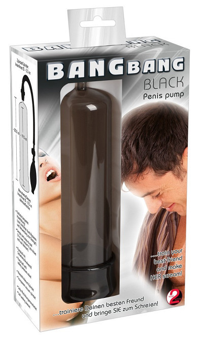 Вакуумна помпа - Bang Bang Penis Pump Black Sex Aura Київ - фото 1