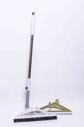 Household Трикутна швабра з металевою ручкою та гумовою кромкою для плитки, ламінату, лінолеуму Коломыя