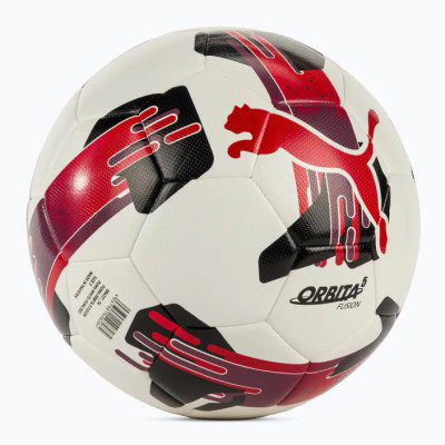 Мяч футбольный Puma Orbita 5 Fusion 084331-04 білий, чорний, червоний 5 (4067981498284) Винница - изображение 2