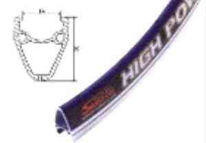 Обод велосипедный 27,5 (32 спиц, алюминий) двойной черный Мукачево