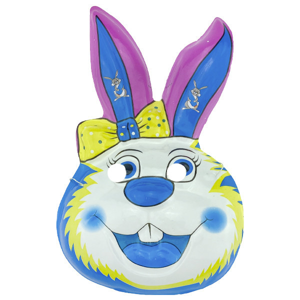 Маска дитяча пластмасова Заєць 12 шт Київ - фото 1