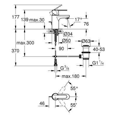 Змішувач Grohe Get S (32883000) Вінниця