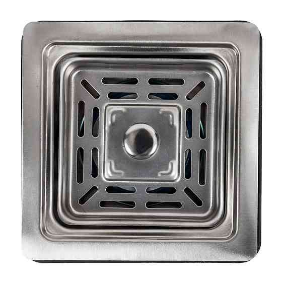PLATINUM Верхня квадратна частина сифону під мийку Handmade (нержавійка) Киев