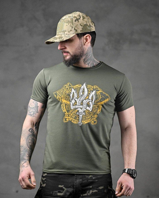 T-shirt trident olive DL6371 Одеса - фото 1
