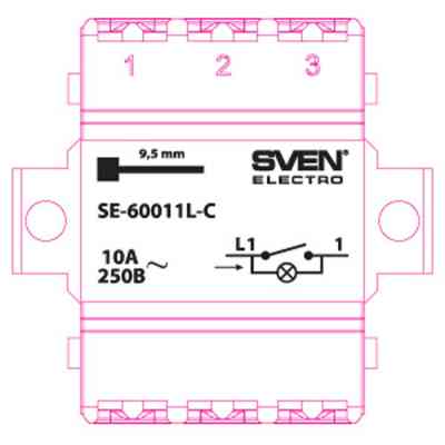 Вимикач Sven SE-60011L-C cream (7100034) Вінниця