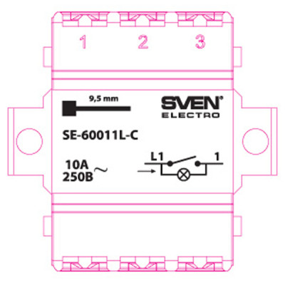 Вимикач Sven SE-60011L-C cream (7100034) Вінниця - фото 5