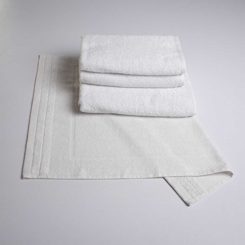 Набір банний махровий  4шт GM Textile 50х70см, 50х90см, 50х90см, 70х140см (Білий) Суми - фото 1