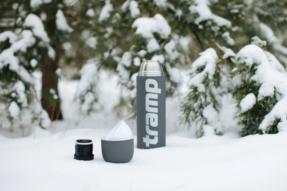 Термос TRAMP Soft Touch 1,2 л Серый Київ - фото 7