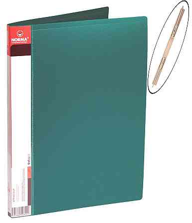 Папка-швидкозшивач пластикова A4 "Norma" 5032-04N + кишеня 2см зелена, шт Київ
