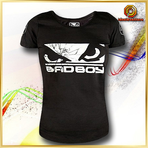 Футболка жіноча Bad Boy спортивна для залу тренувань фітнесу тренувань кросфіту MMA зручна бавовняна РОЗМІР S Київ - фото 1