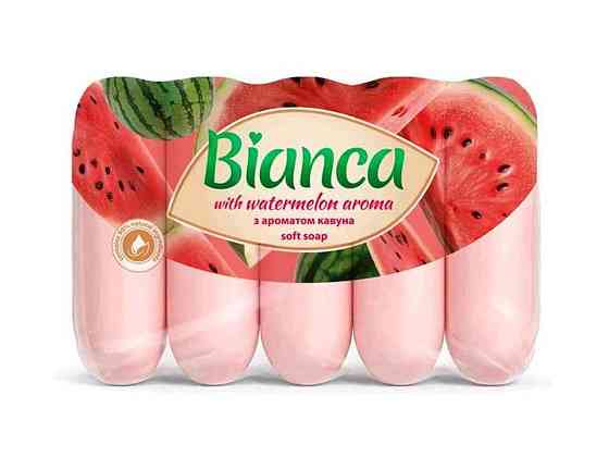 Мыло туалетное С ароматом Кавуна 5шт*70г (экопак) ТМ BIANCA Киев