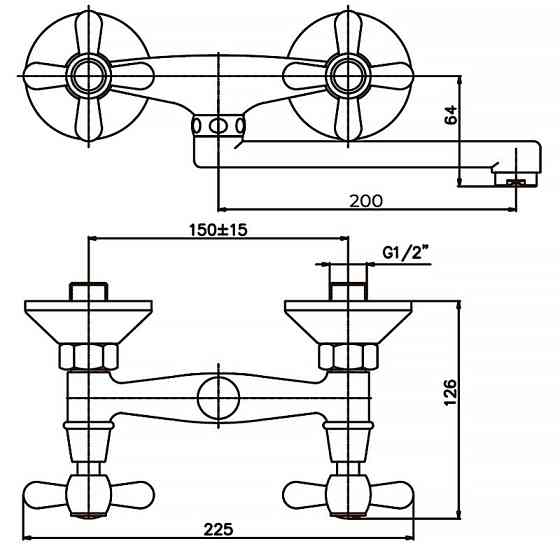 Змішувач для кухні Haiba Dominox 361   ( HB0094 ) 25098 Харьков